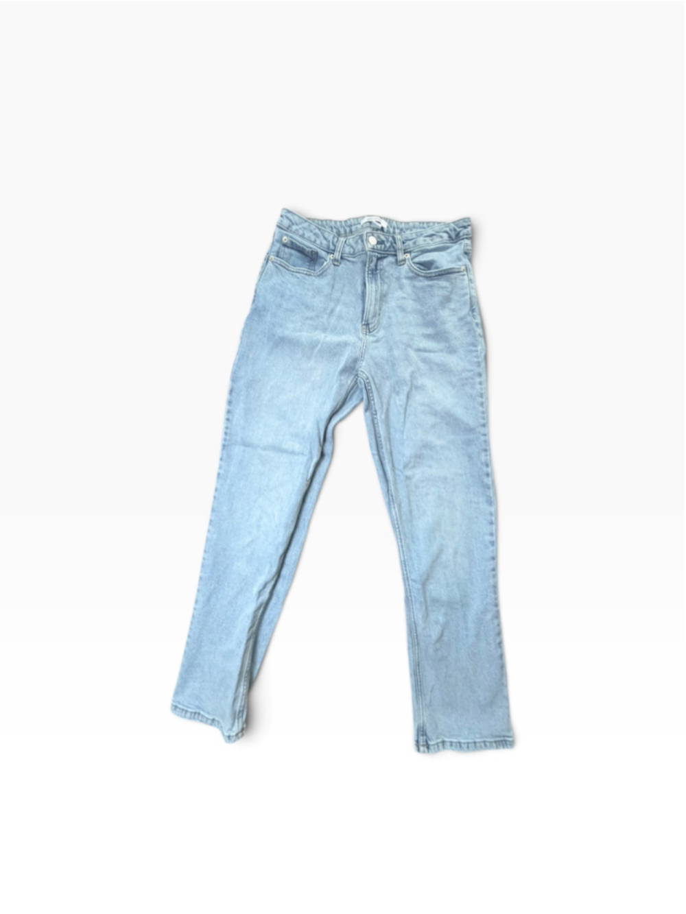 Women's Amazon Essentials Straight Leg Jeans Size 8 Light Blue